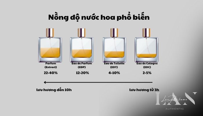 Nồng độ nước hoa nam là gì?