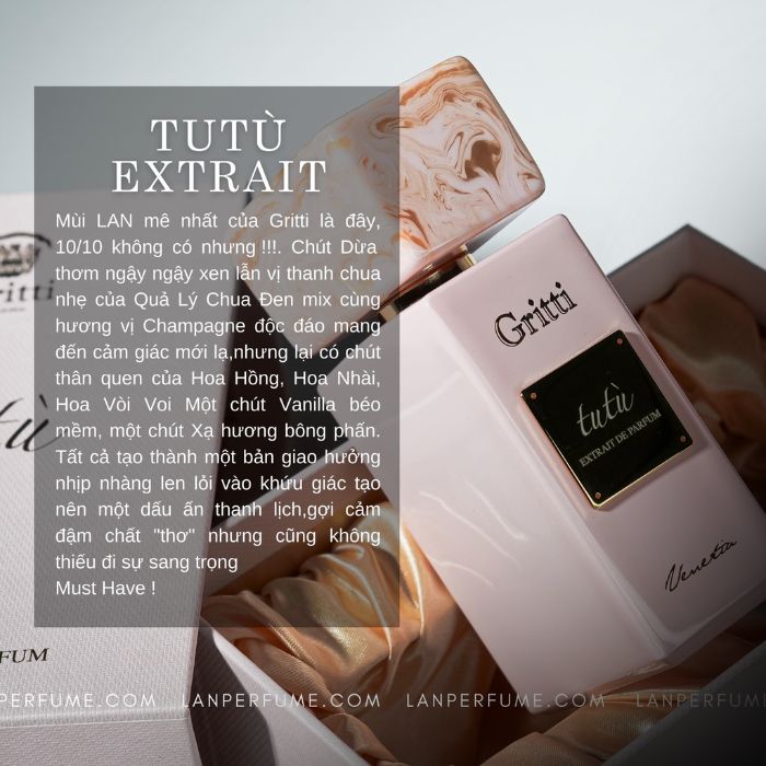 Gritti Tu Tù Extrait De Parfum - Gritti Tu Tù màu hồng