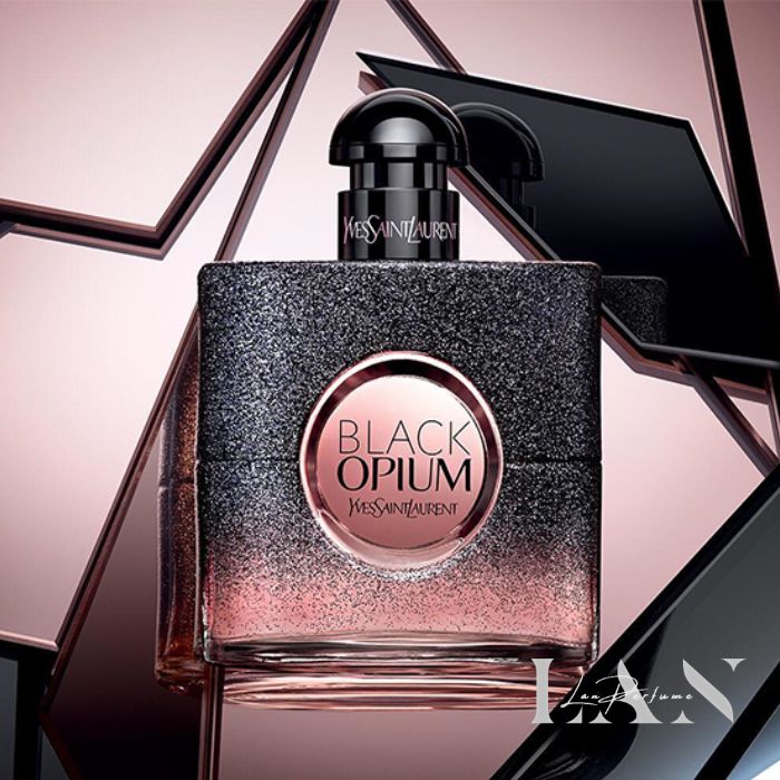 Thiết kế chai nước hoa YSL Black Opium EDP