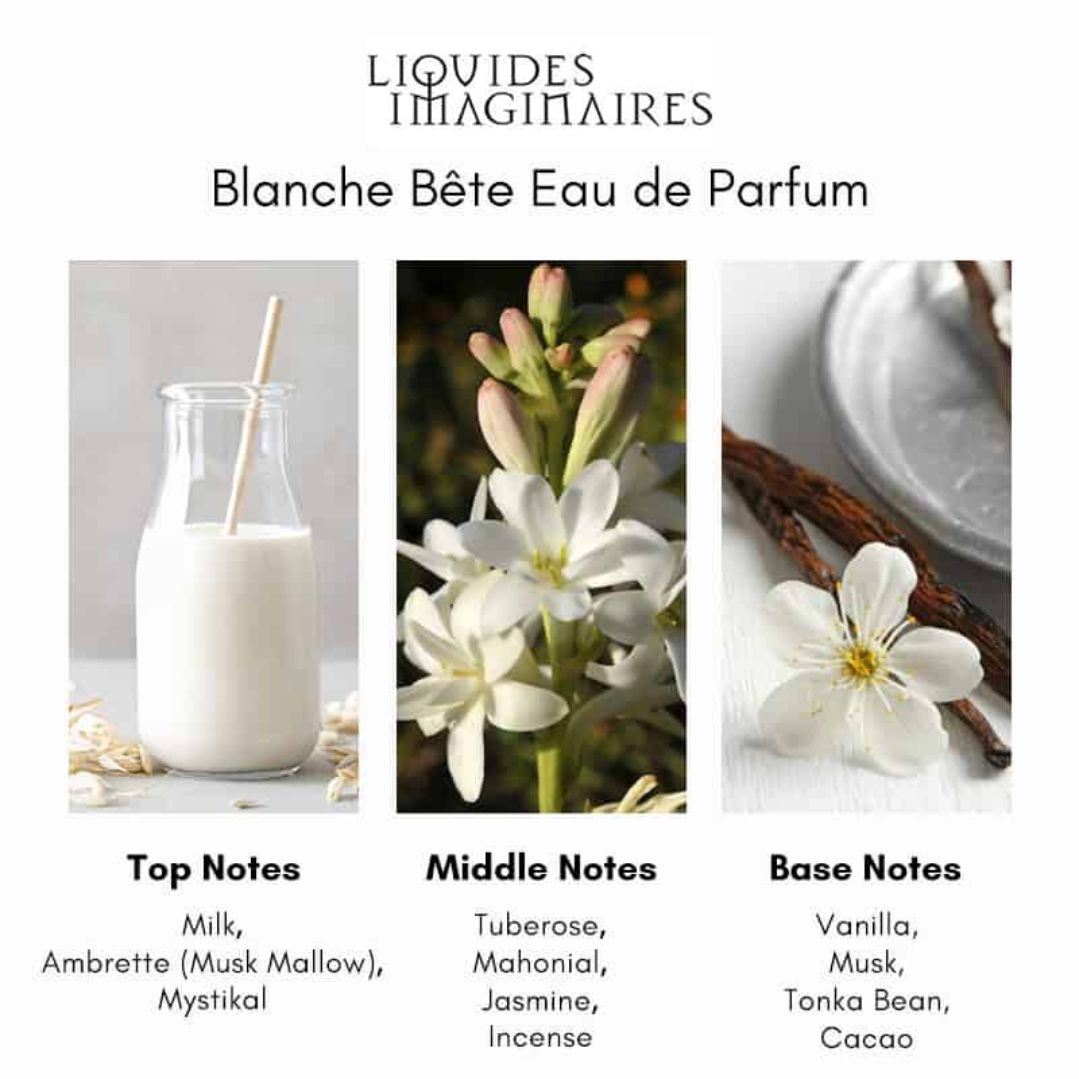 3 tầng hương chính của Liquides Imaginaires Blanche Bête 