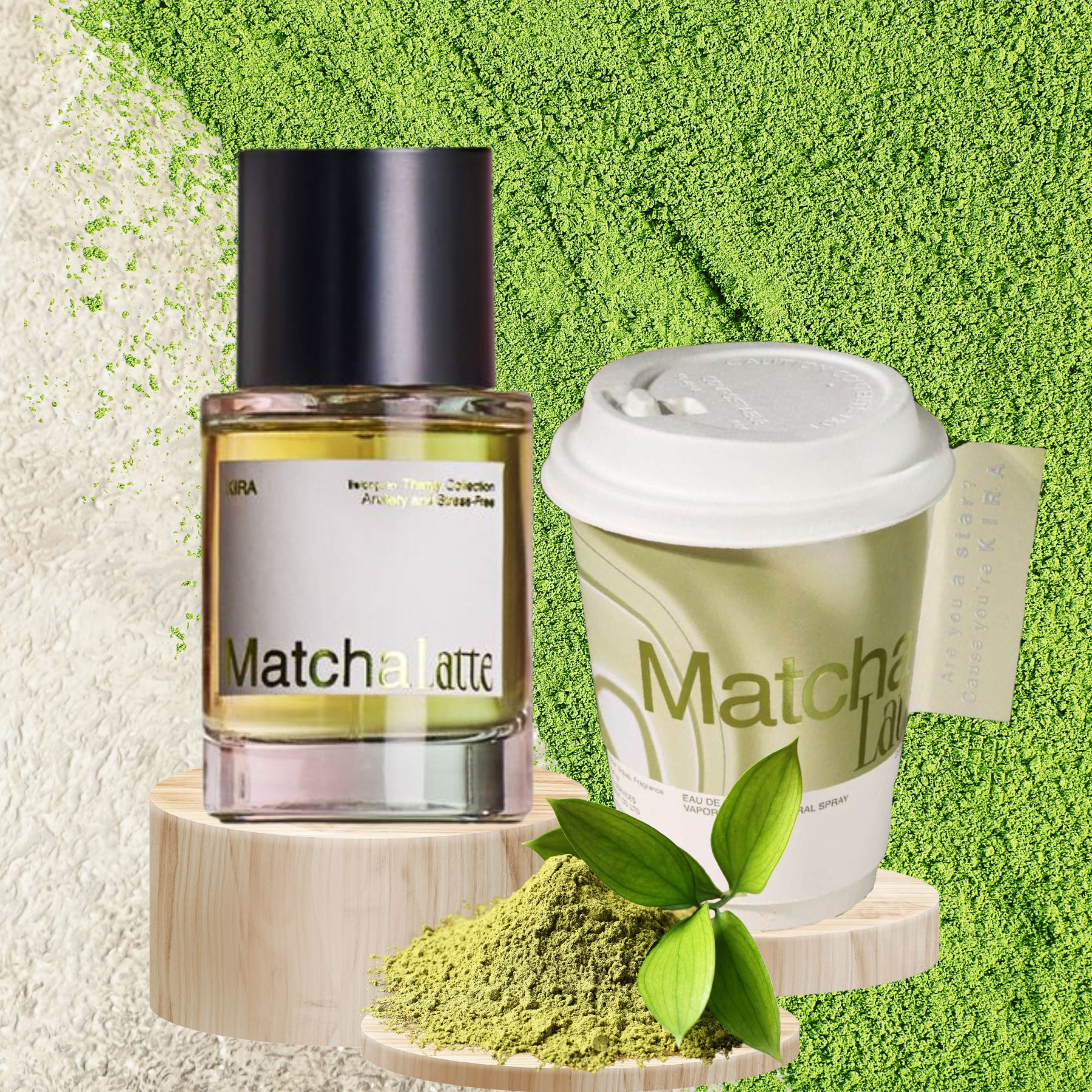 Kira Parfum Matcha Latte ấn tượng bởi packaging thân thiện với môi trường